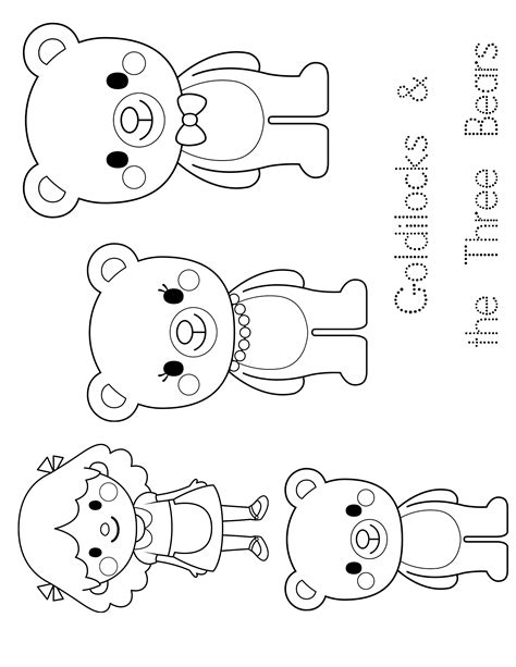 goldilocks and three bears coloring pages|goldilocks pictures to print.